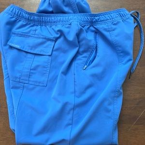 Jaanuu XL petite chambray blue 5 pocket joggers